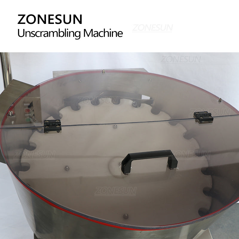 ZONESUN ZS-LP750 Auto Rotary Bottle Unscrambler for Production Lines