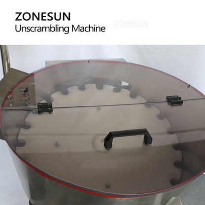 ZONESUN ZS-LP750 Auto Rotary Bottle Unscrambler for Production Lines