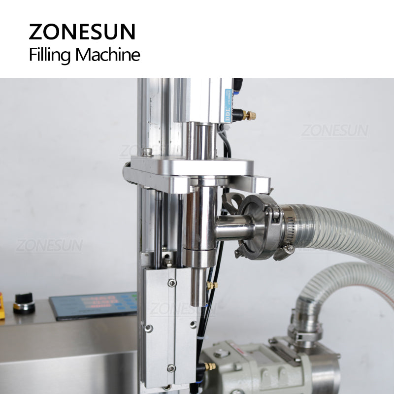 ZONESUN ZS-DTGT900P Auto Rotor Pump Paste Filling Machine with Hopper