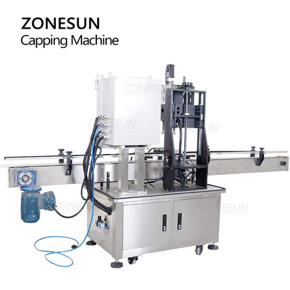 ZONESUN ZS-VTCM1 Pneumatic Explosion-Proof Automatic Capping Machine