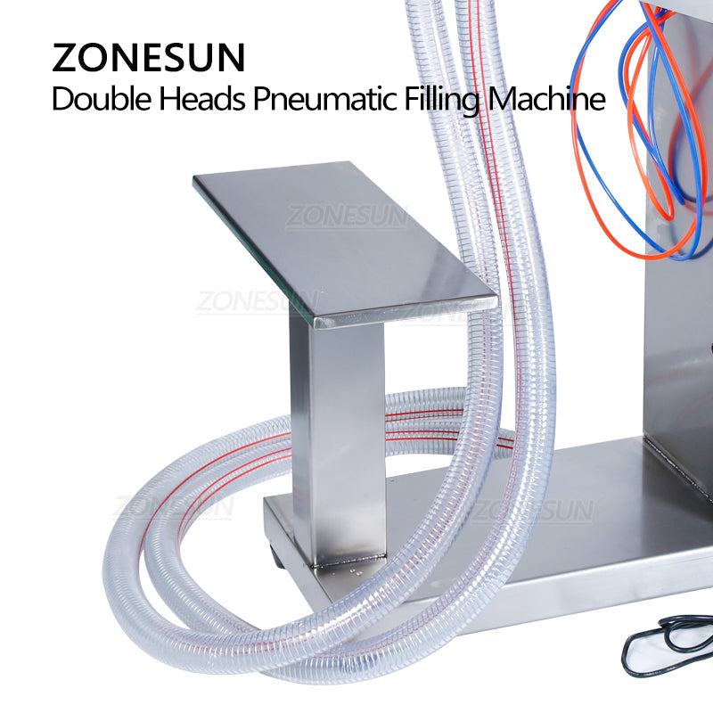 ZONESUN ZS-YTFS2 Pneumatic Dual-Nozzle Liquid Filling Machine