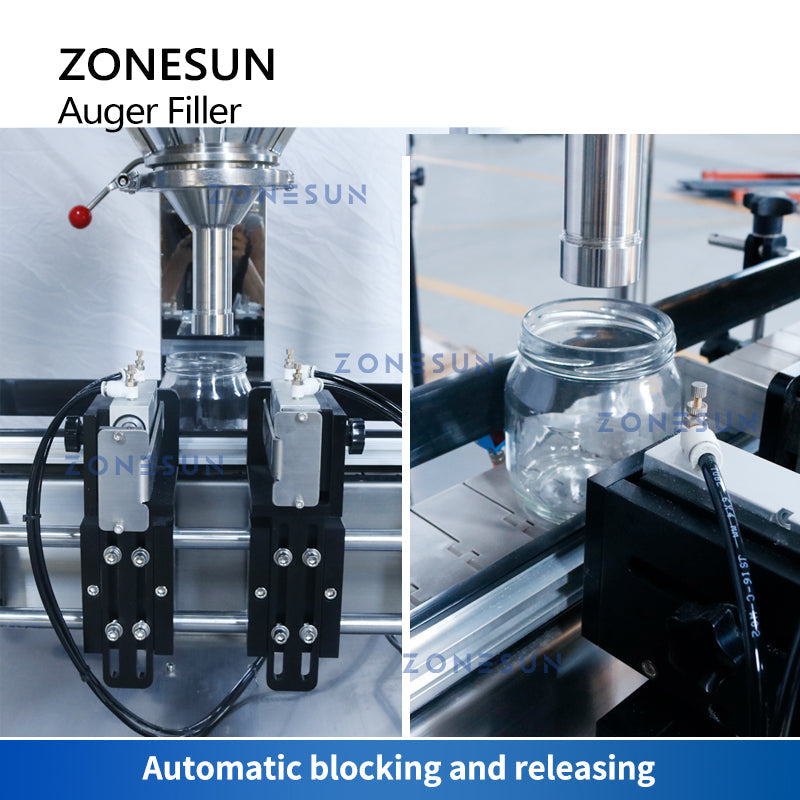 ZONESUN ZS-FM5A Servo Motor Automatic Auger Powder Filling Machine