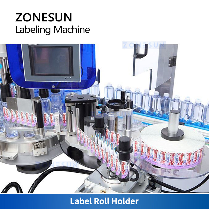 ZONESUN ZS-CYGDP6 Automatic Single/Double Side Round Bottle Labeler