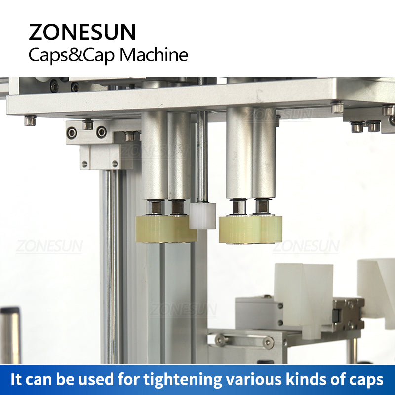 ZONESUN ZS‑XG16E Automatic Dropper Bottle Capping Machine with Feeder
