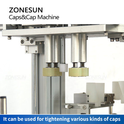ZONESUN ZS‑XG16E Automatic Dropper Bottle Capping Machine with Feeder