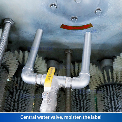 ZONESUN ZS-BLR18 Bottle Label Remover with 18-Station Rotating Wheel