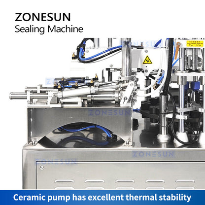 ZONESUN ZS-HX006SS Auto Paste Tube Filling Ultrasonic Sealing Machine