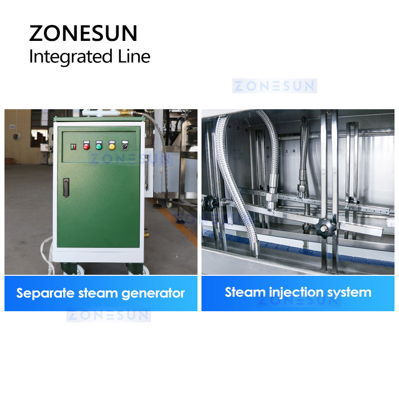 ZONESUN ZS-STB150R Automatic Bottle Filling Capping Sleeve Label Line