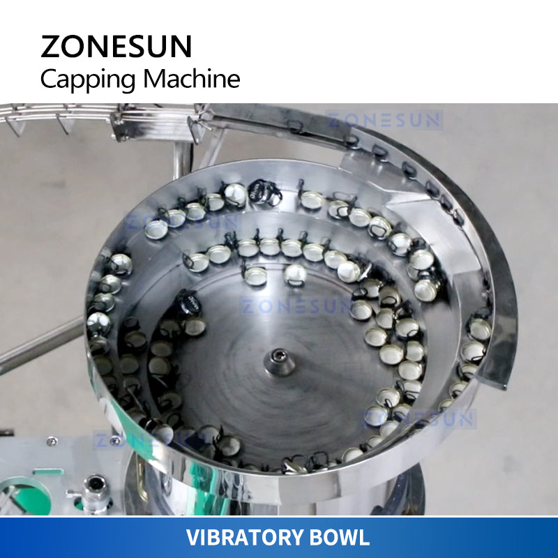 ZONESUN ZS-XG440L Automatic Ring Pull and Crown Cap Capping Machine