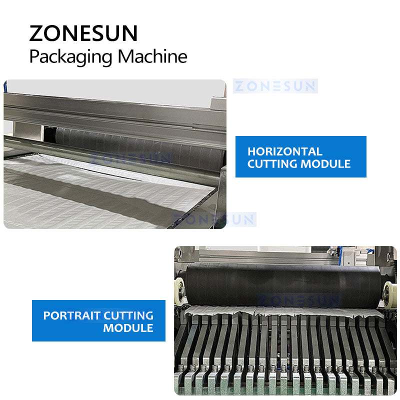 ZONESUN ZS-HYS420 Automatic Hygienic Products Wrapping Machine