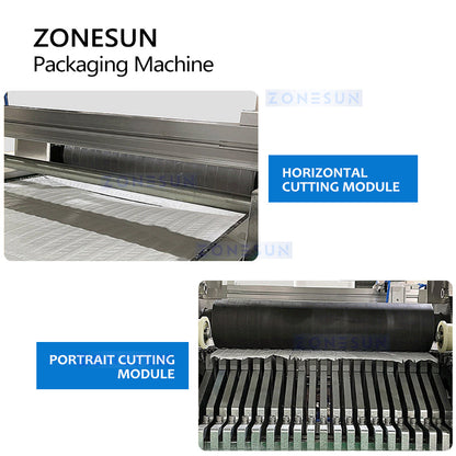 ZONESUN ZS-HYS420 Automatic Hygienic Products Wrapping Machine