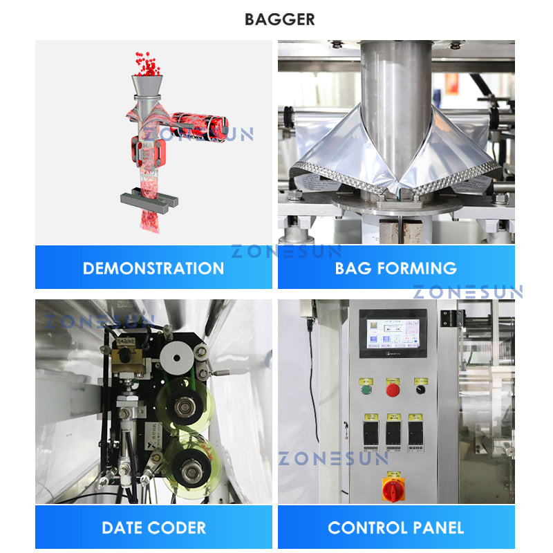 ZONESUN ZS-GW10 Automatic Granule Weighing Filling Sealing Machine