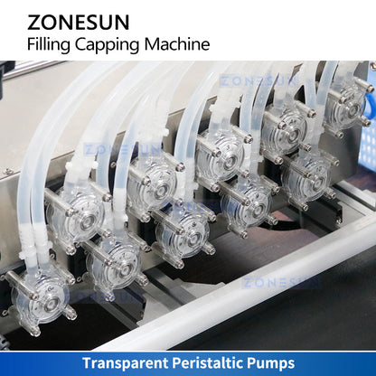 ZONESUN ZS-FYG01 Tabletop Peristaltic Pump Filling and Capping Machine