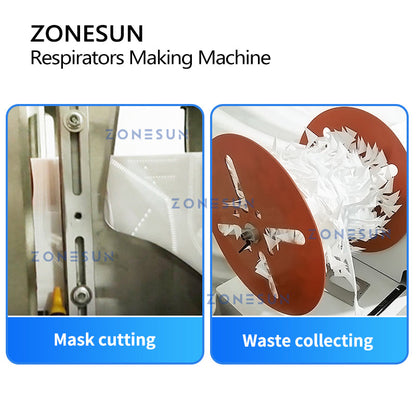 ZONESUN ZS-MMN95 High Speed Surgical Mask Making Machine