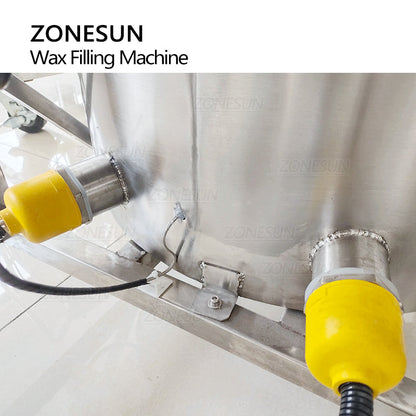 ZONESUN ZS-GTCD Semi Automatic Wax Melting Mixing Filling Machine
