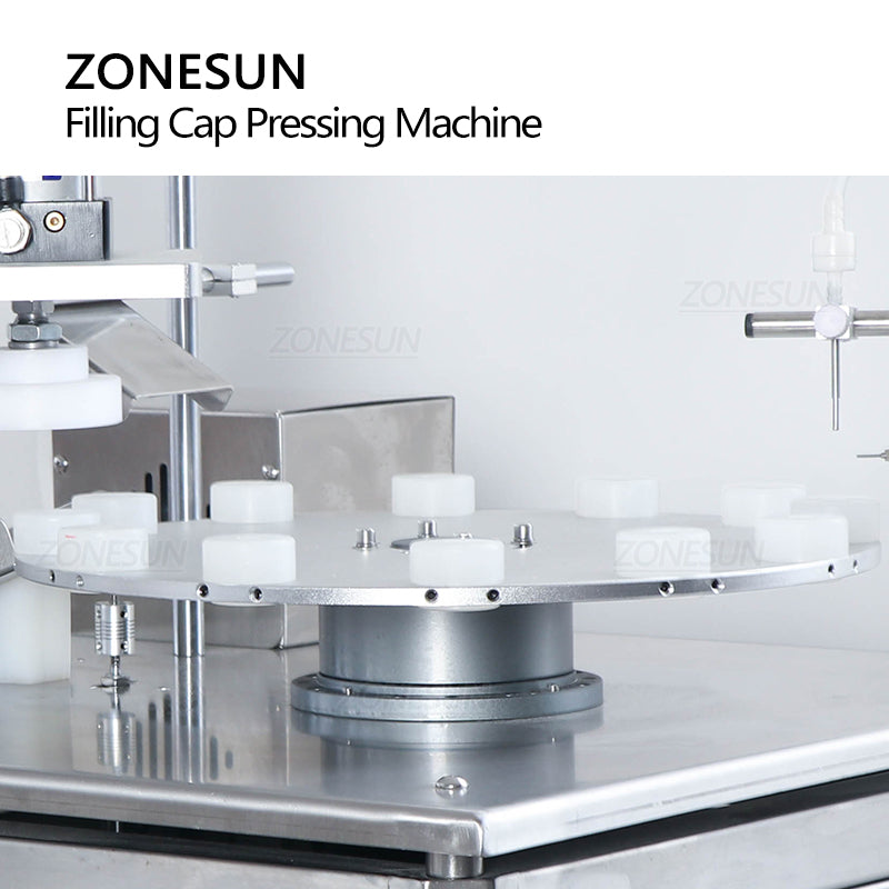 ZONESUN ZS-AFC1C 2-in-1 Magnetic Pump Liquid Filling & Capping Machine