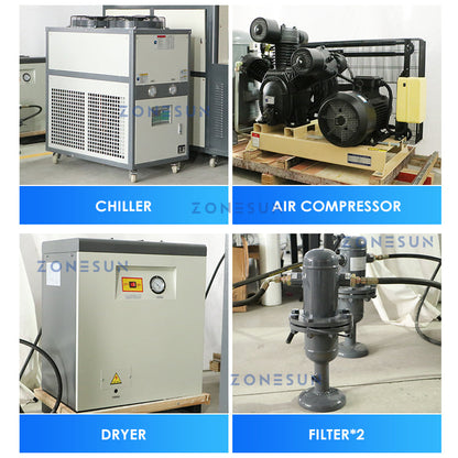 ZONESUN ZS-SBMM1 Blow Molding Machine for Cosmetic Containers