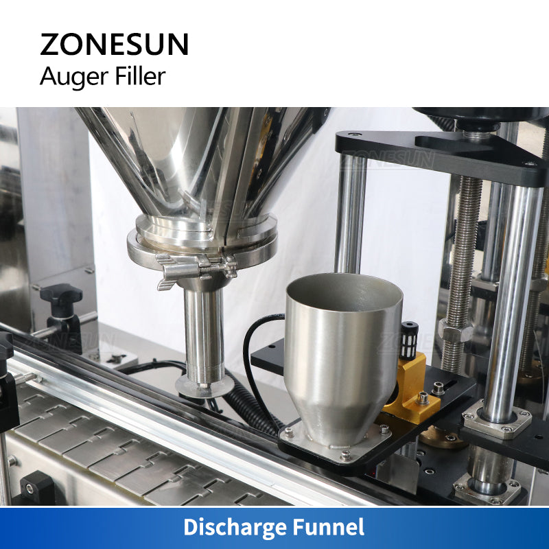 ZONESUN ZS-FM4A Auto 3 Heads Servo Motor Auger Powder Filling Machine