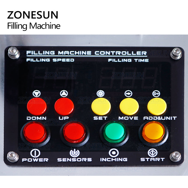 ZONESUN Induction Liquid Filling Machine for Food & Cosmetics