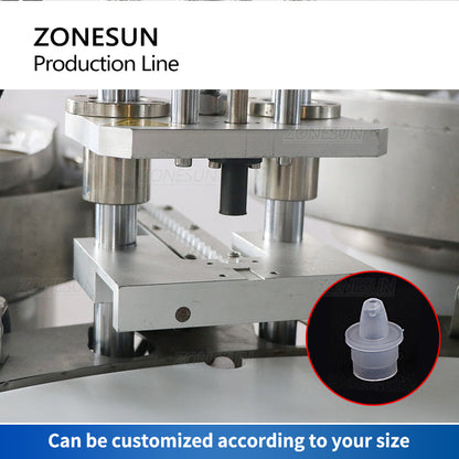 ZONESUN ZS‑FAL180A10 Eye Drops Filling Capping Labeling Packaging Line