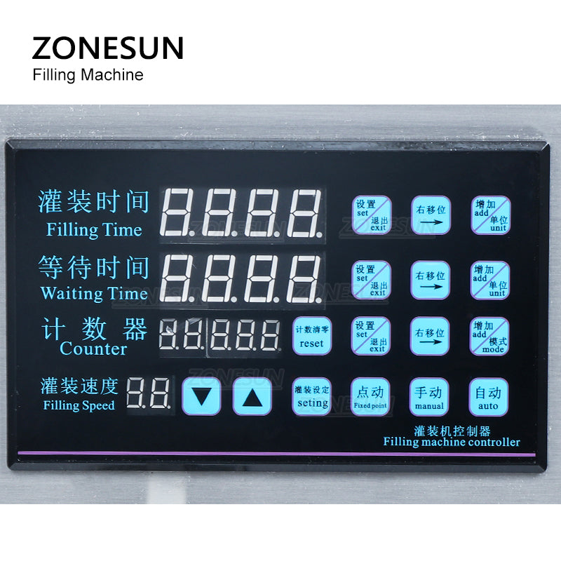 ZONESUN ZS-NP1 Semi-Auto Peristaltic Pump Liquid Filling Machine