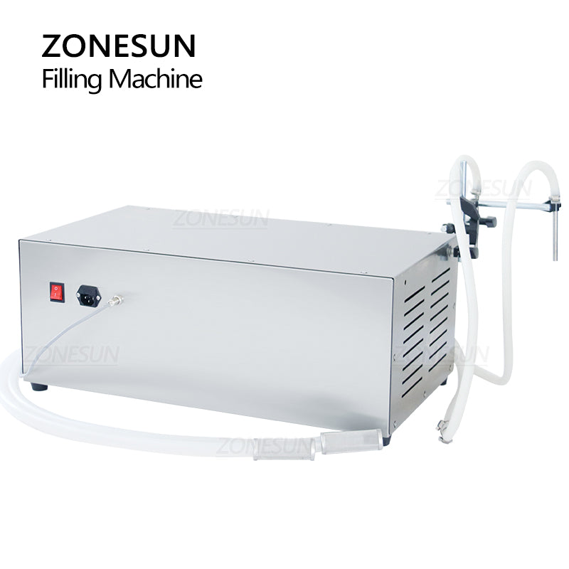 ZONESUN ZS-YTPPR2 Semi-auto 2 Nozzles Peristaltic Pump Liquid Filler