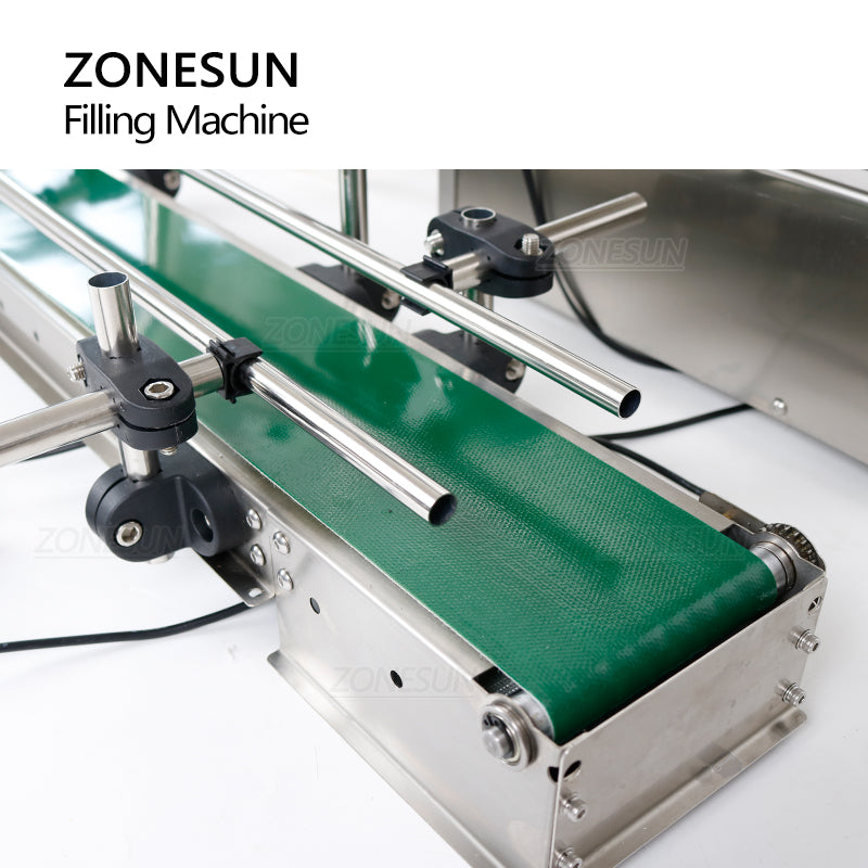 ZONESUN ZS-DTDP4G Auto 4-Nozzle Liquid Filling Machine with Conveyor