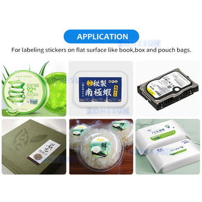 ZONESUN ZS-TB851 Automatic Flat Surface Labeling Machine Applicator