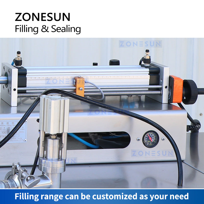 ZONESUN ZS-GFGT620 Automatic Paste Sachet Filling Sealing Machine