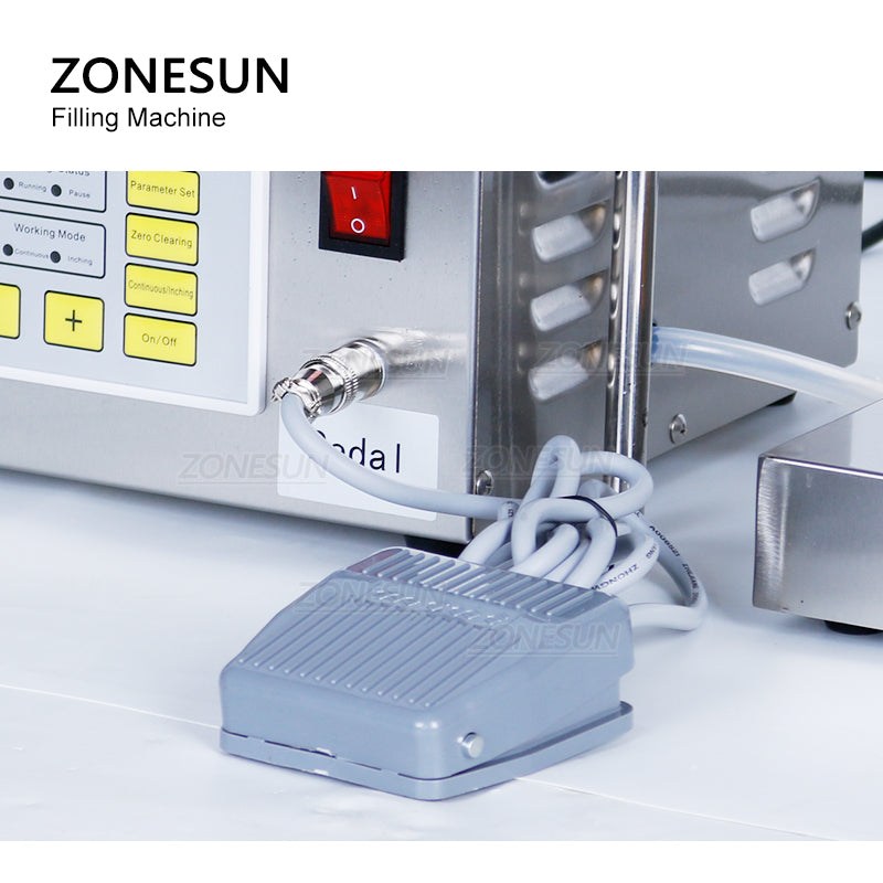 ZONESUN ZS-DP641W Semi-Automatic Liquid Filling Machine with Weighing