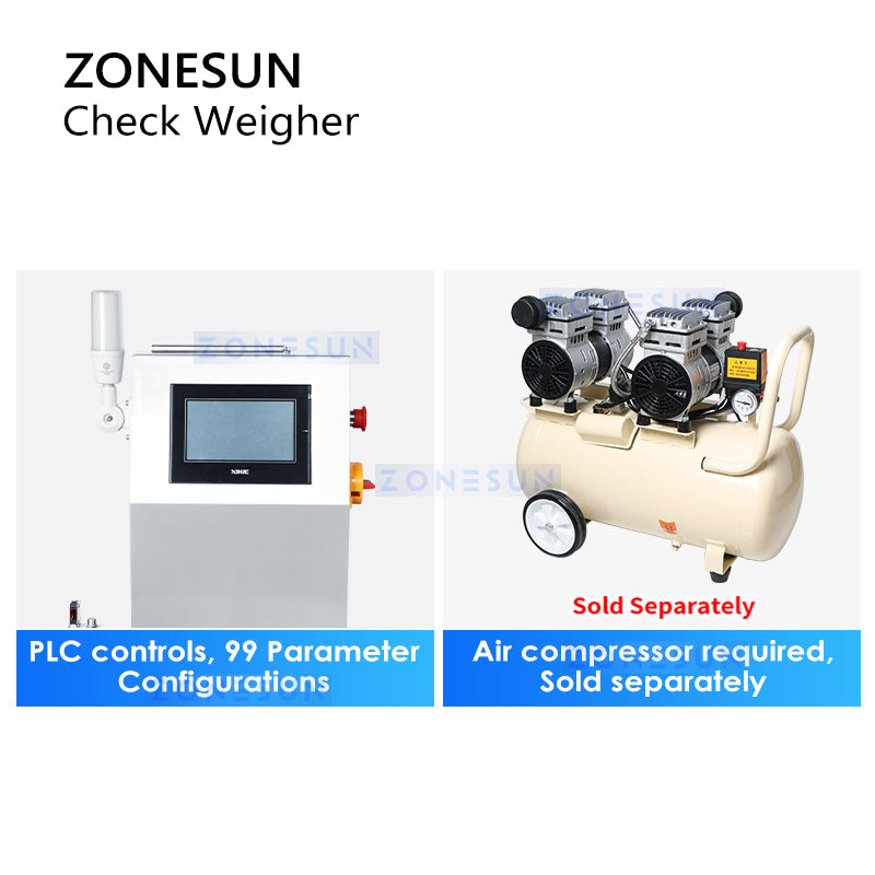 ZONESUN ZS-MD210 Industrial Check Weigher for Packaging Lines