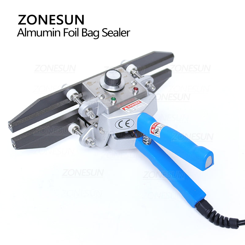 ZONESUN ZS‑FKR200C Portable Hand‑held Heat Sealer for Foil Film