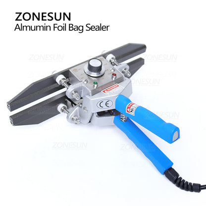 ZONESUN ZS‑FKR200C Portable Hand‑held Heat Sealer for Foil Film