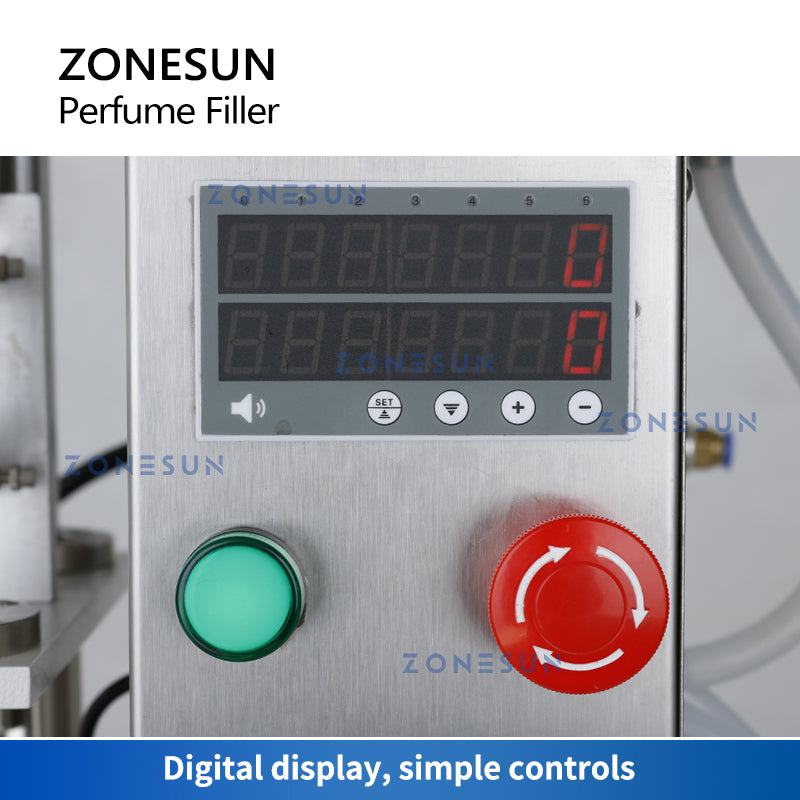 ZONESUN ZS-YTZL500S Vacuum Single Nozzle Perfume Filling Machine