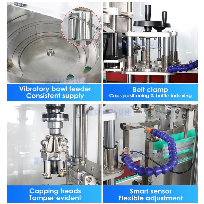 ZONESUN ZS-YTT4-4PXD High-Speed Automatic Liquid Filling Machine