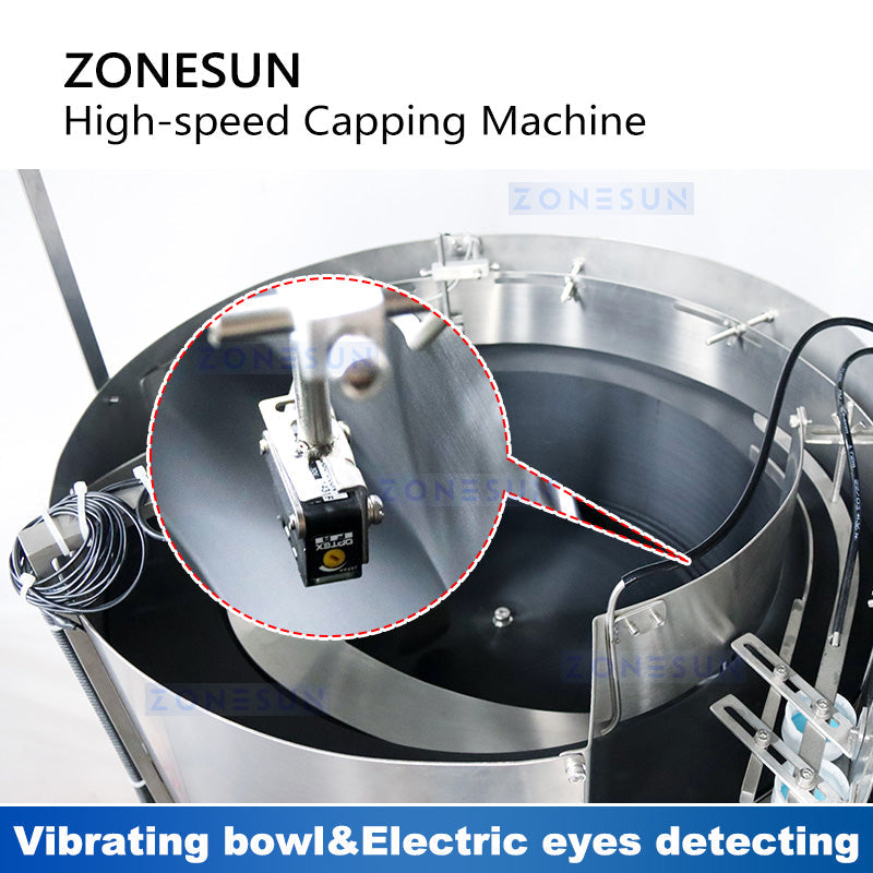 ZONESUN ZS-FXZ101 Automatic High Speed Capping Machine with Feeder
