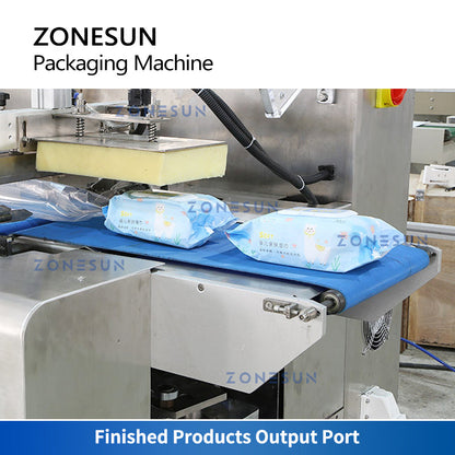 ZONESUN ZS-WP550A Automatic Brick Pack Wet Wipes Making Machine