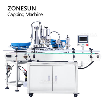 ZONESUN ZS-AFC8 Automatic Spray Head Round Bottle Capping Machine