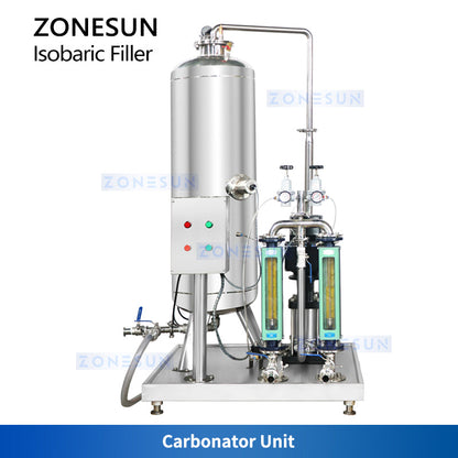 ZONESUN ZS-CF4A Semi-automatic Carbonated Drinks Filling Machine