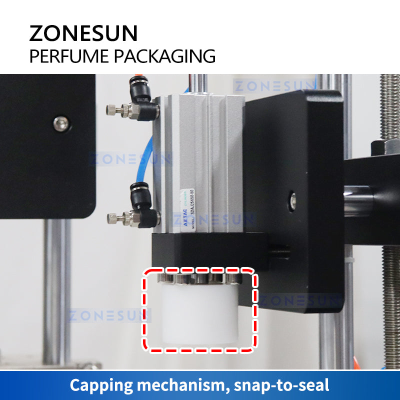 ZONESUN ZS-AFC7C Rotary Perfume Bottle Filling and Capping Machine