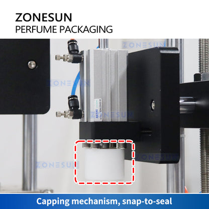 ZONESUN ZS-AFC7C Rotary Perfume Bottle Filling and Capping Machine