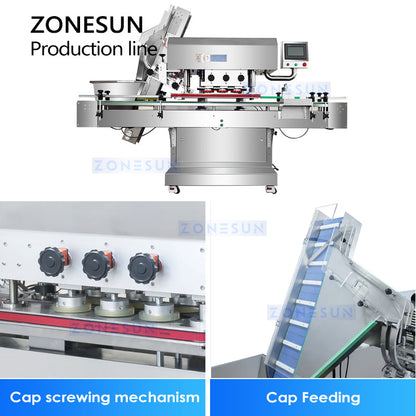 ZONESUN ZS-AFLC Automatic Gummy Candy Packaging Production Line