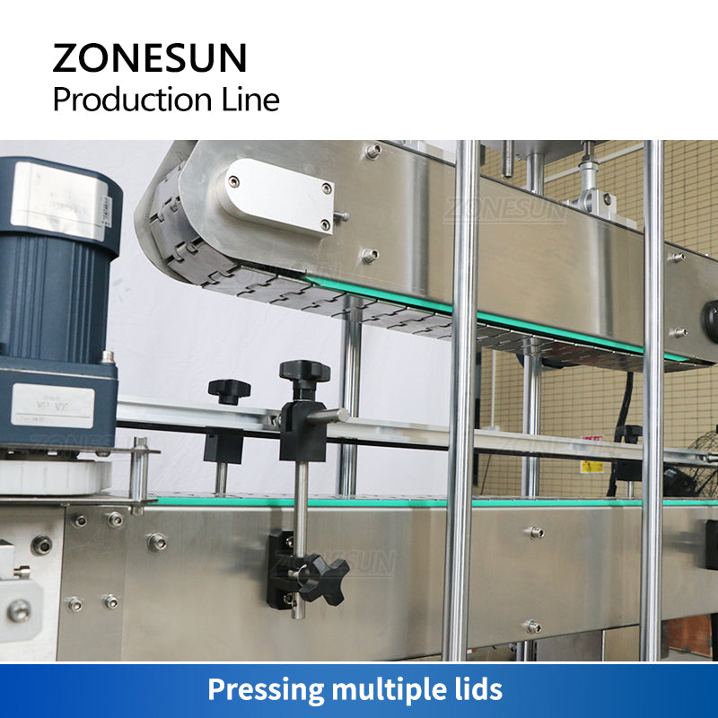 ZONESUN ZS‑FMYG1 Servo Auger Powder Filling & Capping Production Line