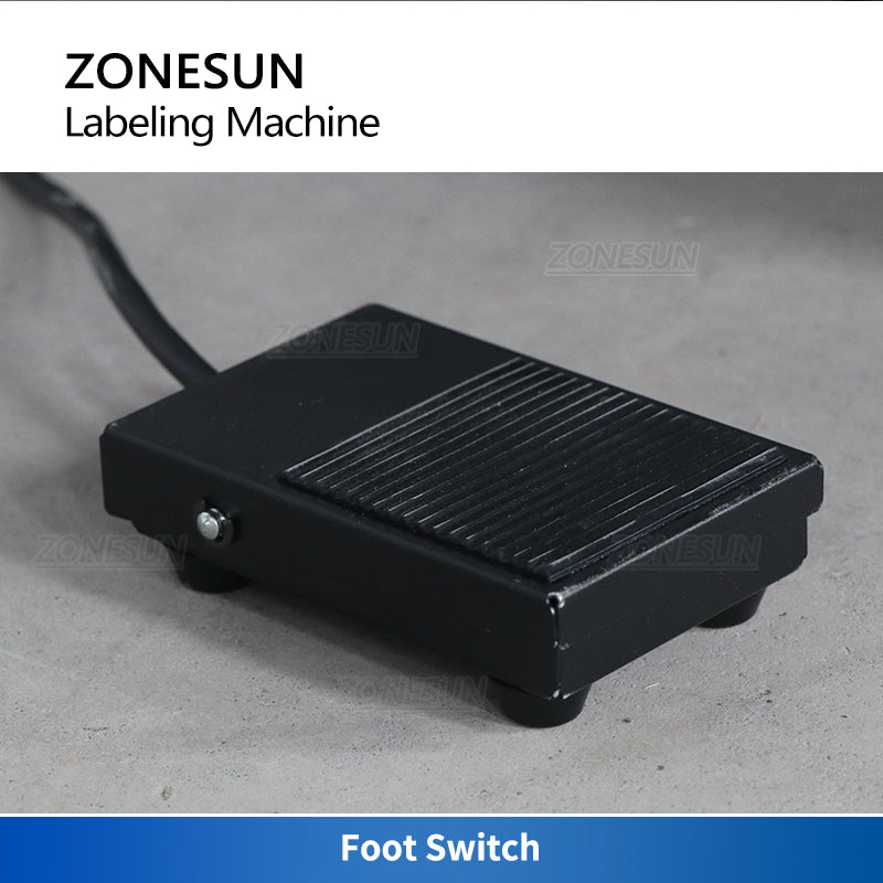 ZONESUN ZS‑TB805B Semi‑auto Full‑circle Bottle Labeling Machine