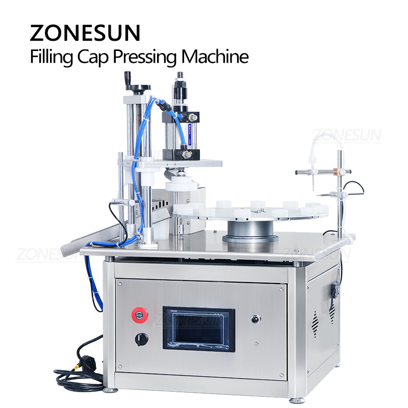 ZONESUN ZS-AFC1C 2-in-1 Magnetic Pump Liquid Filling & Capping Machine