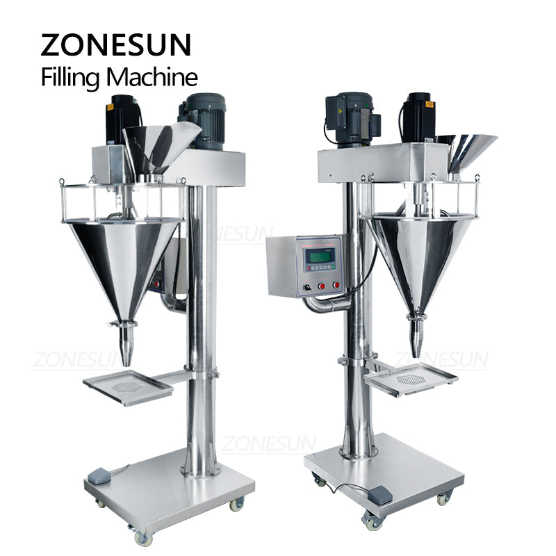 ZONESUN ZS-FM100L Semi Automatic Auger Powder Filling Machine