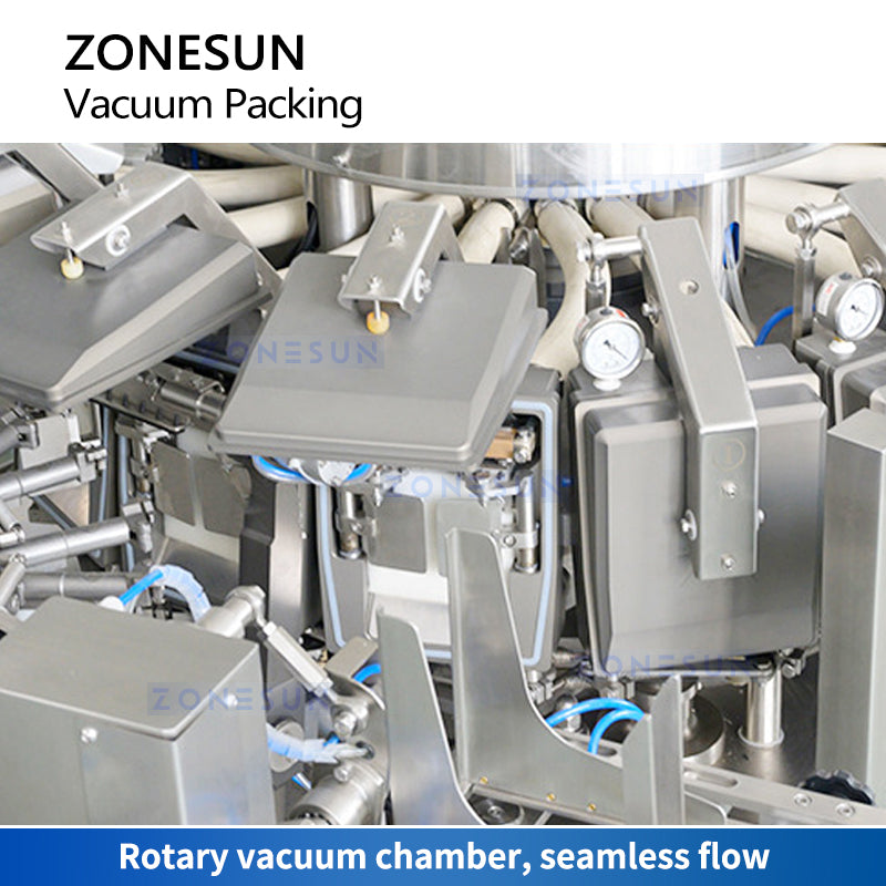 ZONESUN ZS-VPM16 Automatic Rotary Vacuum Bag Packaging Machine