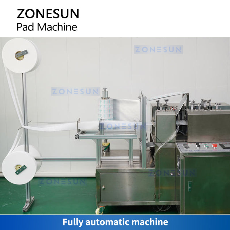 ZONESUN ZS-ZMJ1 Automatic Alcohol Swab Horizontal Packaging Machine