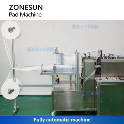 ZONESUN ZS-ZMJ1 Automatic Alcohol Swab Horizontal Packaging Machine