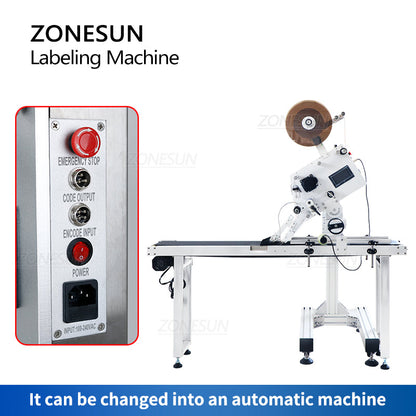 ZONESUN ZS‑TB170 High‑Speed Flat Surface Labeling Machine